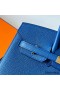 Hermes Birkin 25 Sellier Handmade Bag In Blue France Epsom Calfskin