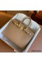 Hermes Birkin 25 Sellier Handmade Bag In Chai Epsom Calfskin