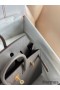 Hermes Birkin 25 Sellier Handmade Bag In Etain Epsom Calfskin