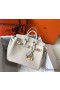 Hermes Birkin 25cm Bag In Beton Clemence Leather GHW