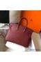 Hermes Birkin 25cm Bag In Bordeaux Clemence Leather GHW