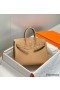 Hermes Birkin 25cm Bag In Chai Clemence Leather GHW