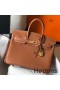 Hermes Birkin 25cm Bag In Gold Clemence Leather GHW
