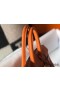Hermes Birkin 25cm Bag In Orange Clemence Leather GHW