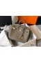Hermes Birkin 25cm Bag In Taupe Clemence Leather GHW