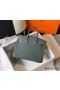 Hermes Birkin 25cm Bag In Vert Amande Clemence Leather GHW