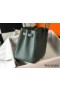 Hermes Birkin 25cm Bag In Vert Amande Clemence Leather GHW