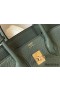 Hermes Birkin 25cm Bag In Vert Amande Clemence Leather GHW