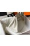 Hermes Birkin 25cm Bag In White Embossed Crocodile Leather