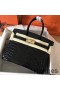 Hermes Birkin 30 Bag In Black Crocodile Porosus Shiny Skin