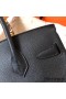 Hermes Birkin 30 Handmade Bag In Black Epsom Leather