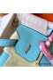 Hermes Birkin 30 Handmade Bag In Blue Atoll Clemence Leather