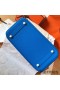 Hermes Birkin 30 Handmade Bag In Blue Clemence Leather