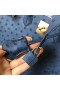 Hermes Birkin 30 Handmade Bag In Blue Ostrich Skin