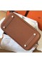 Hermes Birkin 30 Handmade Bag In Gold Clemence Leather