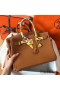 Hermes Birkin 30 Handmade Bag In Gold Epsom Leather