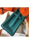Hermes Birkin 30 Handmade Bag In Green Ostrich Skin
