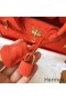 Hermes Birkin 30 Handmade Bag In Orange Ostrich Skin