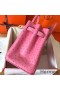 Hermes Birkin 30 Handmade Bag In Pink Ostrich Skin