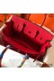 Hermes Birkin 30 Handmade Bag In Red Clemence Leather