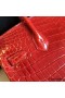 Hermes Birkin 30 Handmade Bag In Red Crocodile Niloticus Shiny