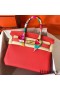 Hermes Birkin 30 Handmade Bag In Rose Extreme Clemence Leather