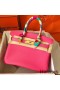 Hermes Birkin 30 Handmade Bag In Rose Lipstick Epsom Leather