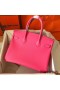 Hermes Birkin 30 Handmade Bag In Rose Lipstick Epsom Leather