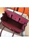 Hermes Birkin 30 Handmade Bag In Ruby Clemence Leather