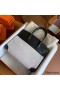 Hermes Birkin 30 Handmade Bag In Toile & Black Swift Leather