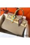Hermes Birkin 30 Handmade Bag In Tourterelle Epsom Leather