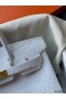 Hermes Birkin 30 Handmade Bag In White Crocodile Niloticus Matte Skin