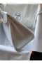 Hermes Birkin 30 Handmade Bag In White Crocodile Niloticus Matte Skin