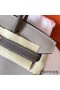 Hermes Birkin 30 Handmade Bicolor Bag In Grey Epsom Leather