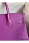 Hermes Birkin 30 Retourne Handmade Bag In Anemone Epsom Calfskin