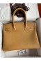 Hermes Birkin 30 Retourne Handmade Bag In Biscuit Clemence Leather