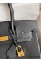 Hermes Birkin 30 Retourne Handmade Bag In Black Clemence Leather