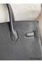 Hermes Birkin 30 Retourne Handmade Bag In Black Clemence Leather