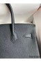 Hermes Birkin 30 Retourne Handmade Bag In Black Epsom Calfskin