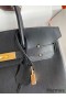 Hermes Birkin 30 Retourne Handmade Bag In Black Swift Leather