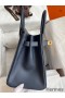 Hermes Birkin 30 Retourne Handmade Bag In Blue Nuit Epsom Calfskin