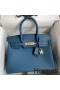 Hermes Birkin 30 Retourne Handmade Bag In Colvert Clemence Leather