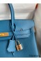 Hermes Birkin 30 Retourne Handmade Bag In Colvert Clemence Leather