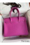 Hermes Birkin 30 Retourne Handmade Bag In Magnolia Clemence Leather