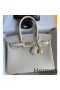 Hermes Birkin 30 Retourne Handmade Bag In Nata Clemence Leather