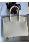 Hermes Birkin 30 Retourne Handmade Bag In Nata Clemence Leather