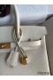 Hermes Birkin 30 Retourne Handmade Bag In Nata Clemence Leather