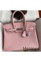 Hermes Birkin 30 Retourne Handmade Bag In Rose Sakura Epsom Calfskin