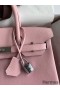 Hermes Birkin 30 Retourne Handmade Bag In Rose Sakura Epsom Calfskin
