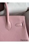 Hermes Birkin 30 Retourne Handmade Bag In Rose Sakura Epsom Calfskin